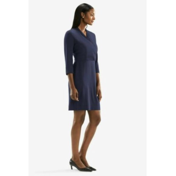 NEW MM Lafleur Niko 2.0 Dress in Deep Indigo - Picture 3 of 13